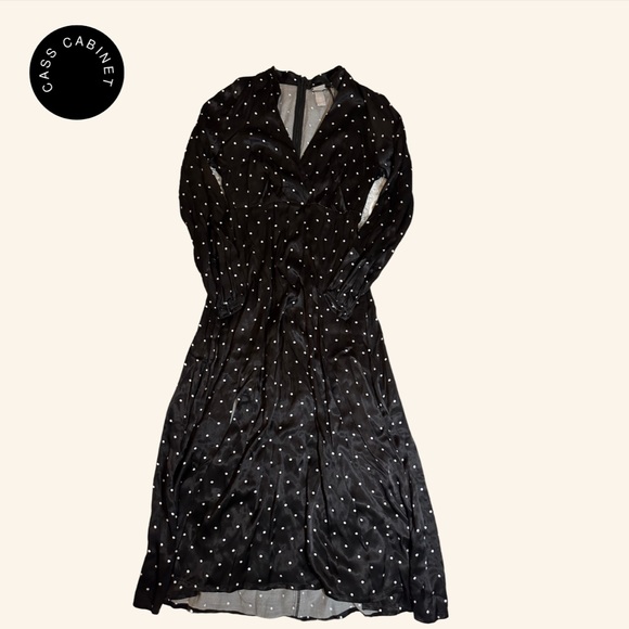 Polka dot long sleeve dress - Picture 1 of 4